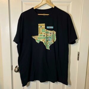 Canned Oxygen Design black Super Texas Bros. 3 graphic tee sz XXL